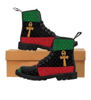Pan-African Soldier Men's Canvas Boots