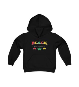 Black Excellence Youth Heavy Blend Hooded Sweatshirt