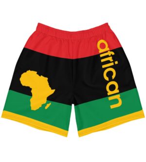RGB African Men's Athletic Long Shorts
