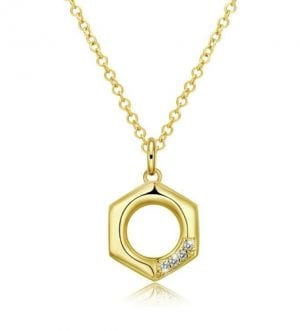 Celestial Drop Necklace Set in 18K Gold