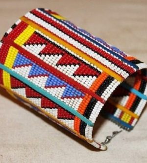 African Maasai Beaded Traditional Ethnic Beaded Bracelet /