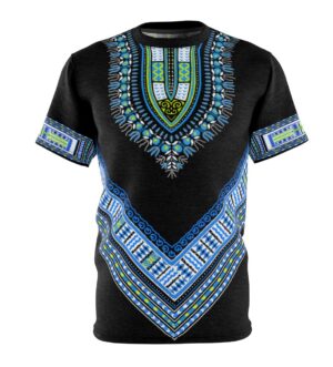 Unisex African Print Dashiki T-Shirt AOP Cut & Sew Tee