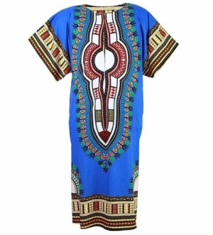 Women African Maxi Dashiki Long knee Dress