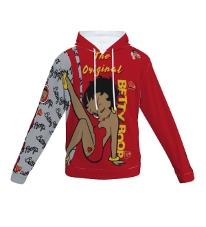 Betty Boop Women's All Over Print Hoodie with Pockets