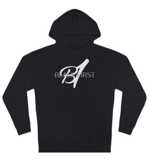 Black First Unisex Hooded Sweatshirt