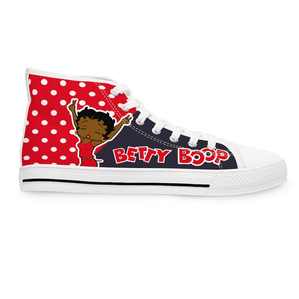 Betty Boop Women's High Top Sneakers | B1Clothing