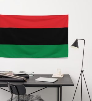 Marcus Garvey Pan African Flag Wall Tapestry