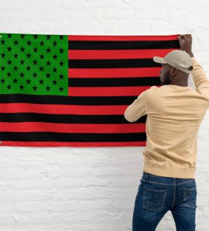 African American RBG flag Wall Tapestry House Flag