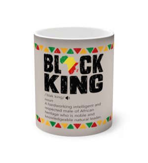 Black King | Fathers Day Gift | Color-Changing Mug