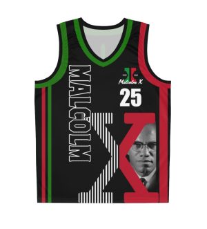 Malcolm X Basketball Jersey Tank Top