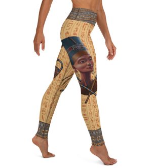 Nefertiti African Print Yoga Leggings African leggings