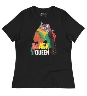 Black Queen Womens Graphic Tees Mothers Day Shirt